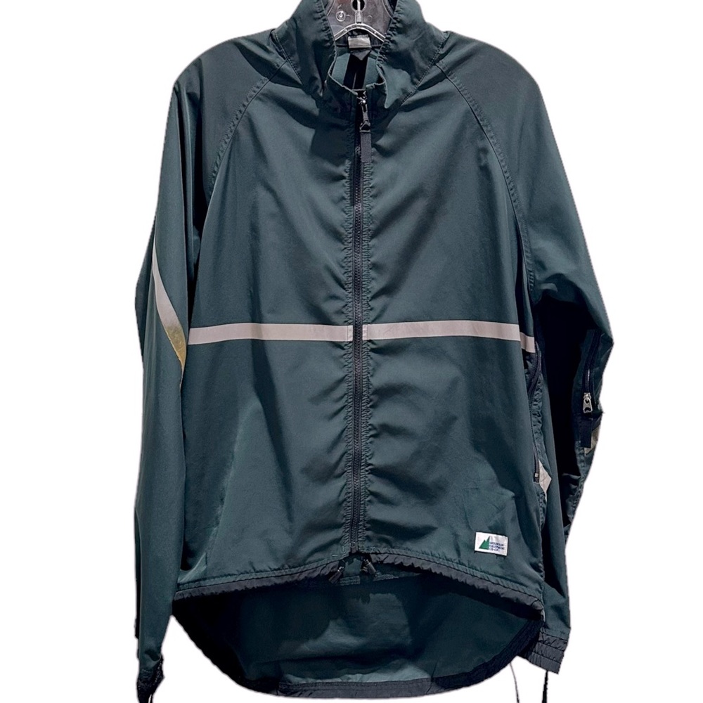 MEC, large Retro Waterproof Biking Windbreaker. Folds into back pocket